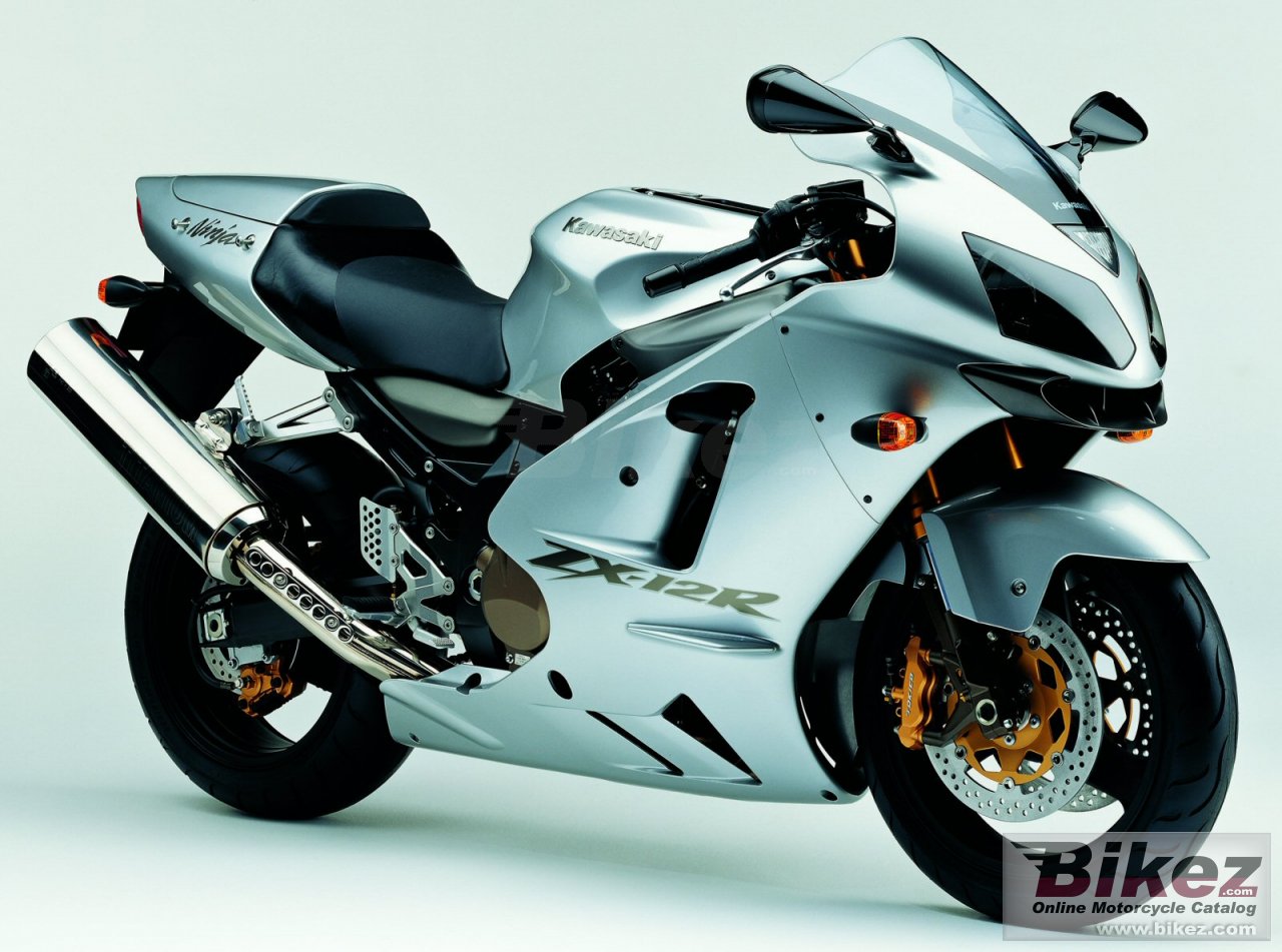 Big Kawasaki ninja zx-12r picture and wallpaper from Bikez.com